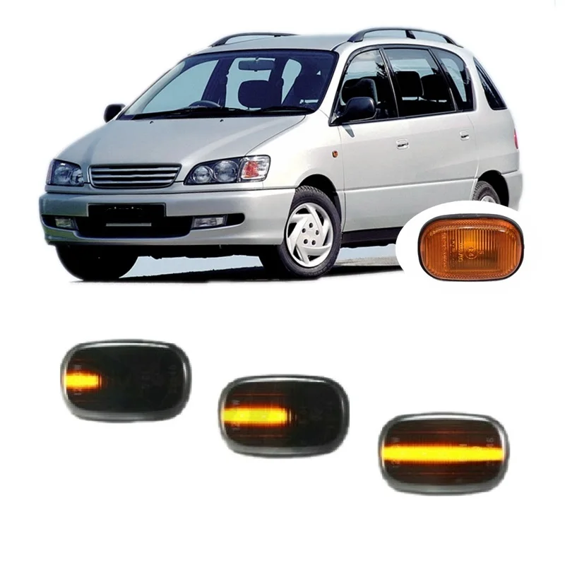 

for Toyota Picnic CXM10 SXM10 1996 1997 1998 1999 2000 2001 Sequential LED Side Marker Turn Signal Light Lamp