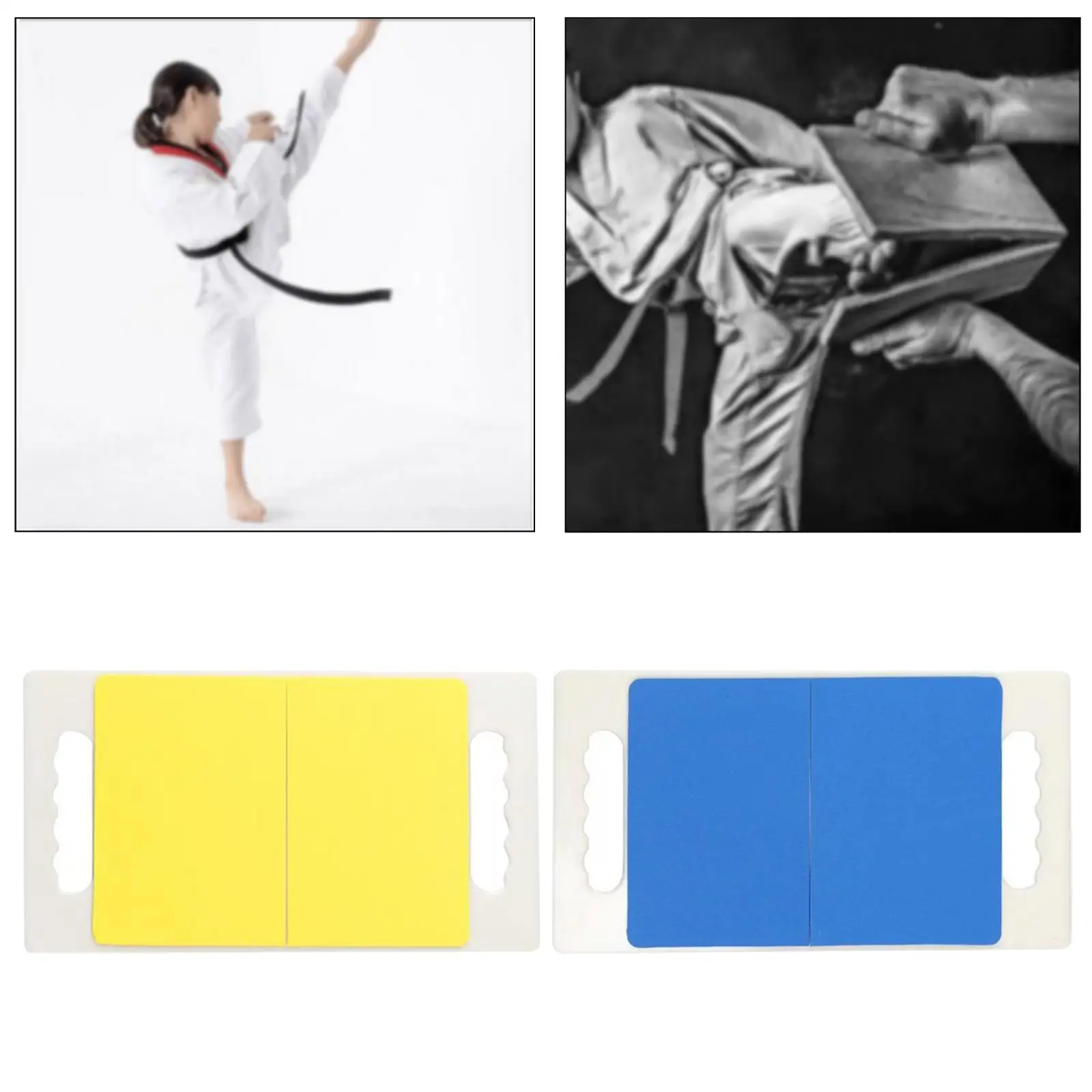 Kids Taekwondo Karate Board Rebreakable BoardHandle Pad Reusable Practice Break Board Training Board for Boxing Equipment