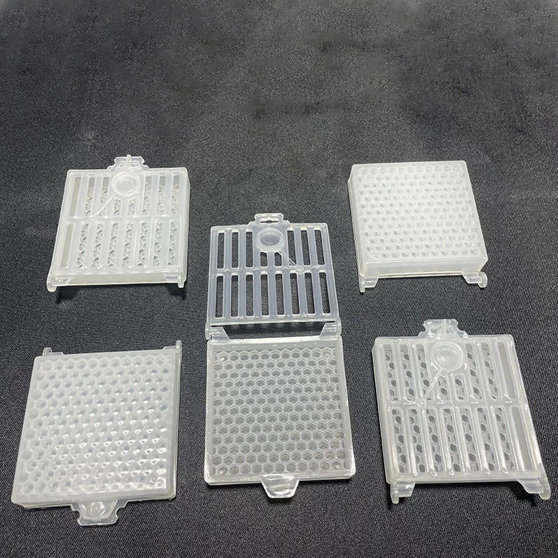 Beekeeping Transport Queen Cages, New Design Bee Post Cage, Transparent Box with Comb Fundation Sheet, Queen Rearing Tool Supplies, beekeeping tools