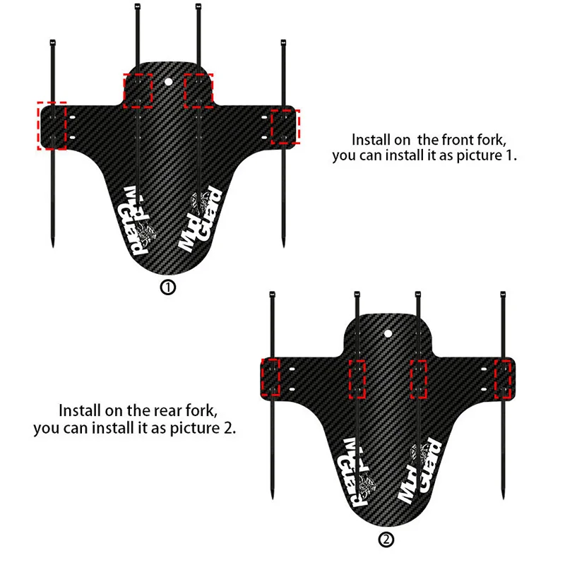 Bike Fenders Front/Rear Tire Wheel Universal Mudguard Mountain Road Bike Wings Mud Guard Cycling Accessories MTB Bicycle Fender 5