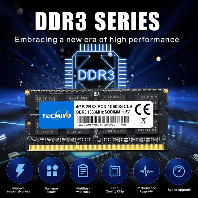 Kit RAM DDR3 8GB (2x4GB) 1333MHz SODIMM Per Laptop - PC3-10600S, CL9, 1.5V | Compatibile Con MacBook, IMac, PC - Foto 4