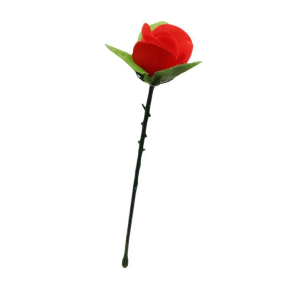 24.5cm 접이식 장미 마술 트릭, 클로즈업 마술, 무대 마술, 꽃 나타나기 마술, 어린이 마술 도구