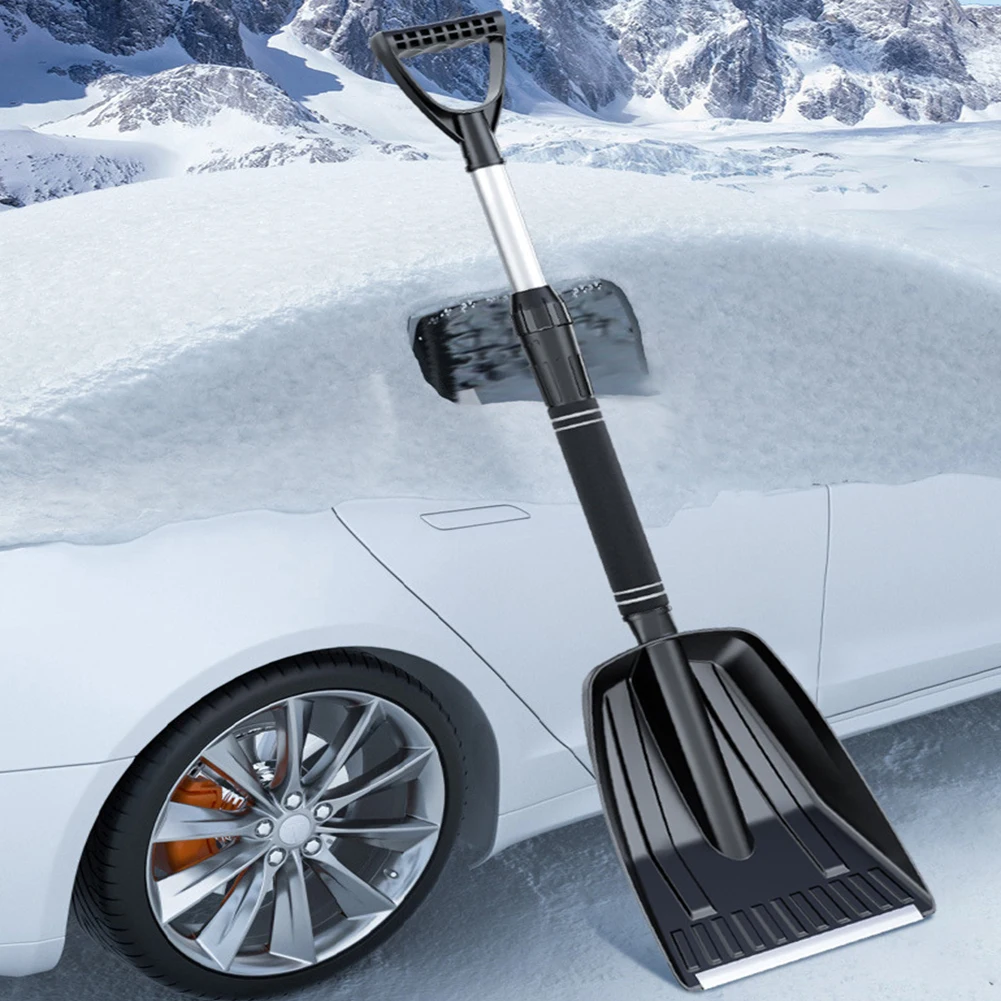 PortableSnowShovelLargeCapacityEmergencySnowShovelAluminum