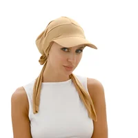 Turban Hat Scarf Cap Baseball Cap Headscarf Sun Hats Outdoor Classic Brim Women Soft Sunshade Fashion 1