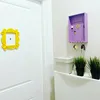 Purple Door Friends Key Holder Wood Box Hanging Key Wooden Hanger Storage Rack Organizer Shelf Home Wall Decor Crafts Gift 3