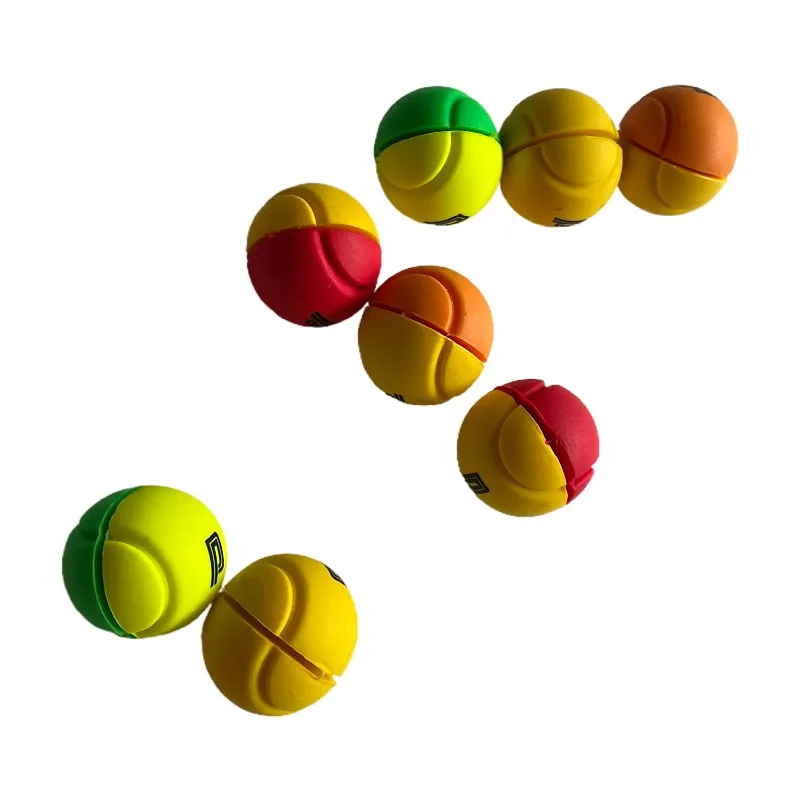 

10 pcs NEW balls design tennis racket vibration dampeners/Tennis damper/ tennis accessories
