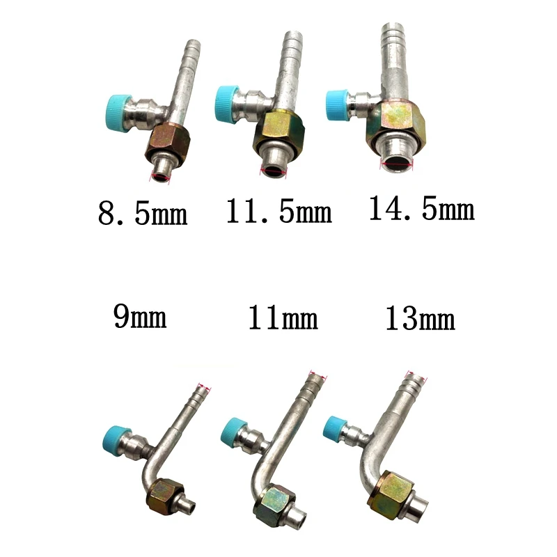 자동차 에어컨용 호스 조인트, 공기 냉각 조인트, 밸브가 있는 ORR134 피팅, 밸브가 있는 공기 냉각 피팅