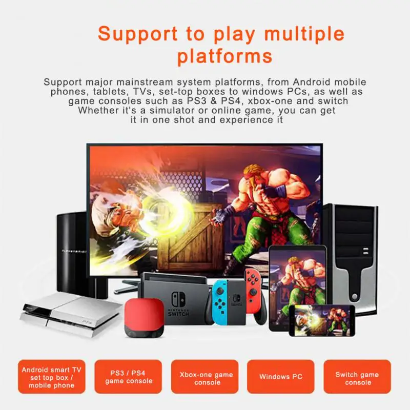 스트리트 파이터 조이스틱 컨트롤러, 아케이드 격투 게임, PC PS3 스위치, 안드로이드 TV, PXN 0082 USB