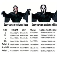 Halloween adult male EVA mask demon horror movie death costume cosplay fancy dress party accessories props 2