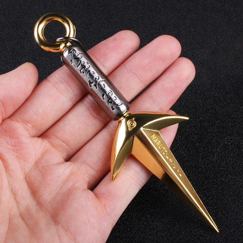 12CM NARUT The Art of Fly Raytheon Kunai Anime Peripheral Yellow Flash Namikaze Minato Model Peripherals Action Figure Gift Toy 5