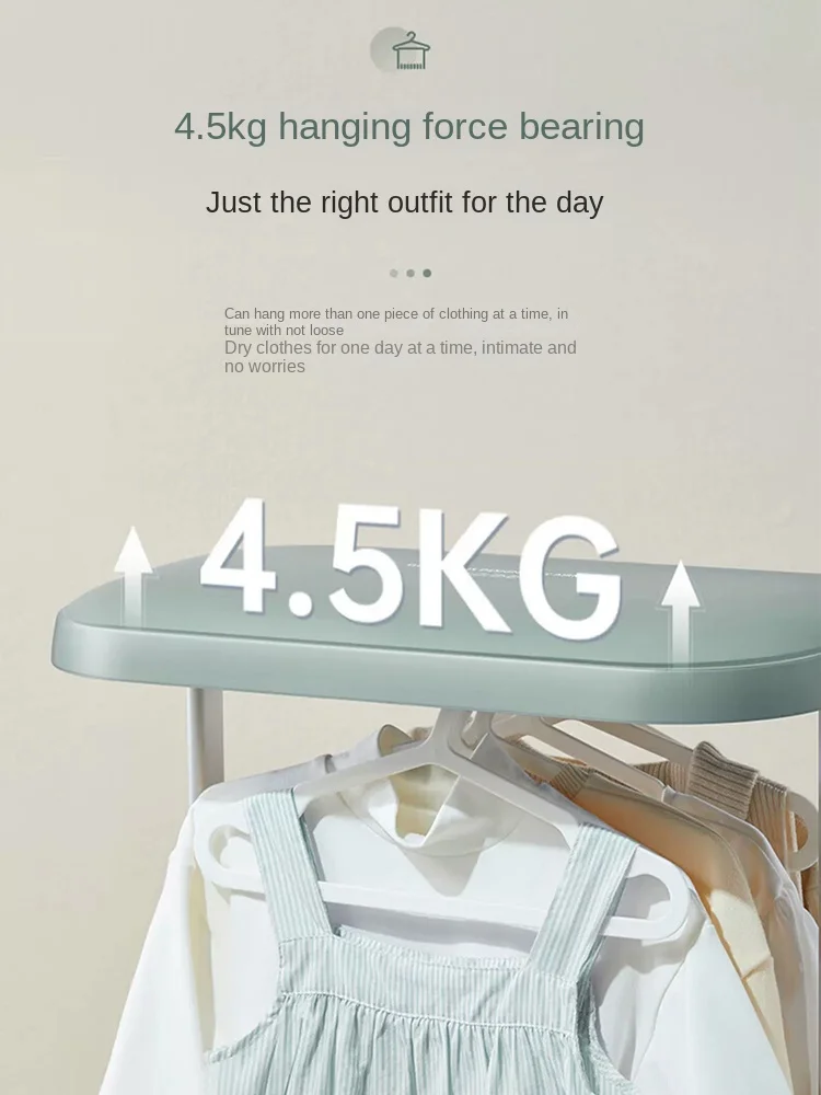 Portable Clothes Dryers Laundry Appliances Household Clothe Dryer Portable Dormitory Intelligent Remote Control Foldable Storage 6