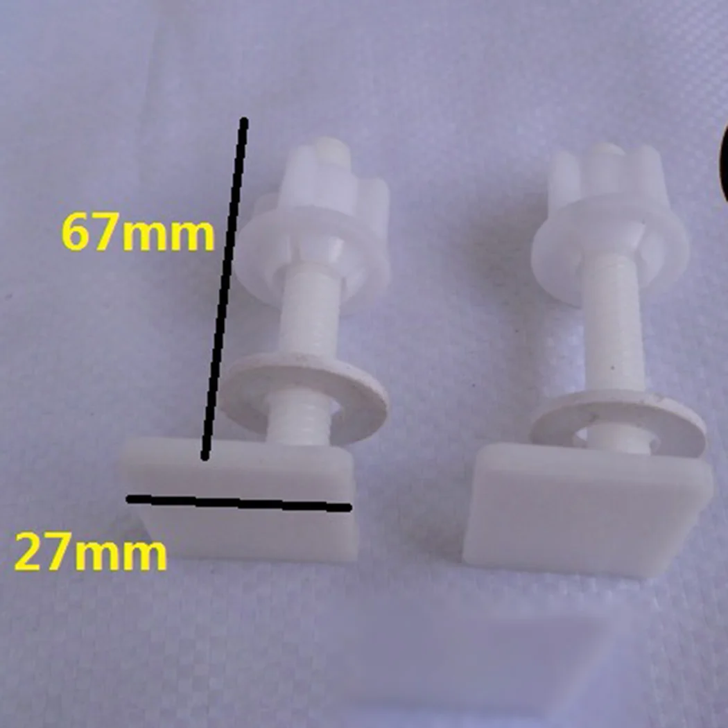 

Kit Toilet Seat Hinge Screw Accessories Replacment Plastic Toilet Seat Hinge Fitting
