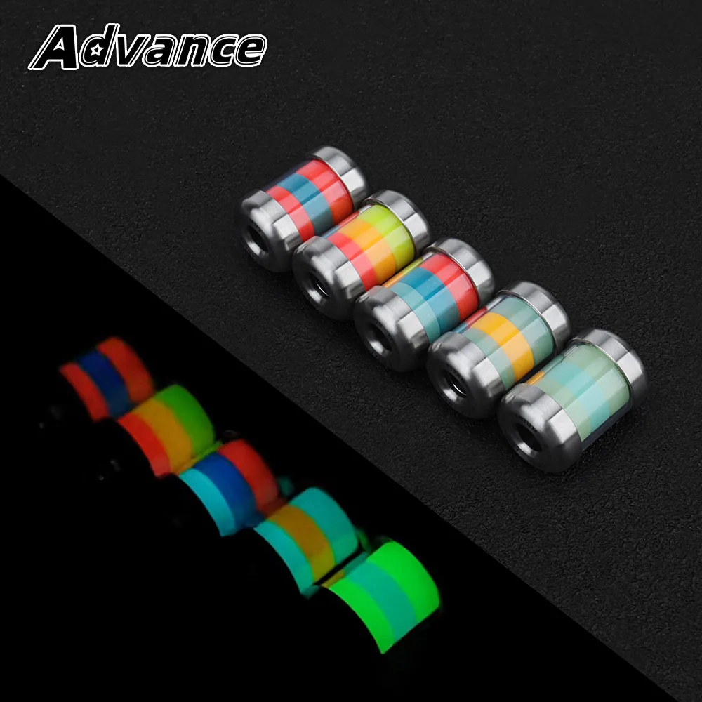 PC 플라스틱 티타늄 합금 구슬 DIY 빛나는 Paracord 구슬 우산 밧줄 펜던트 열쇠 고리 액세서리