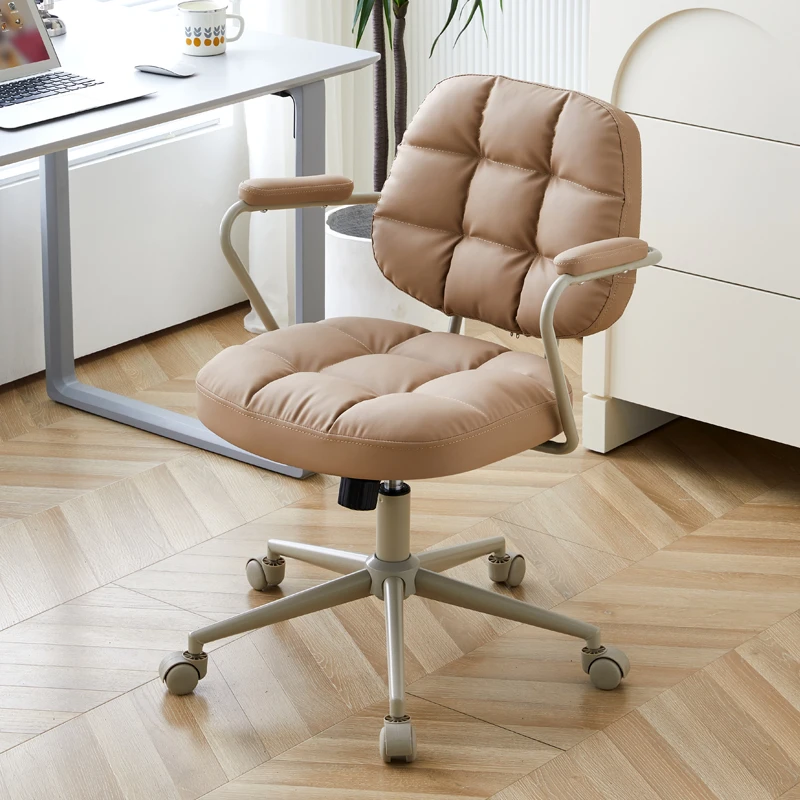 

Роскошный компьютерный стул, портативный стул, удобный и сидячий стул под раковину, современный минимализм, домашний стул со спинкой, мебель