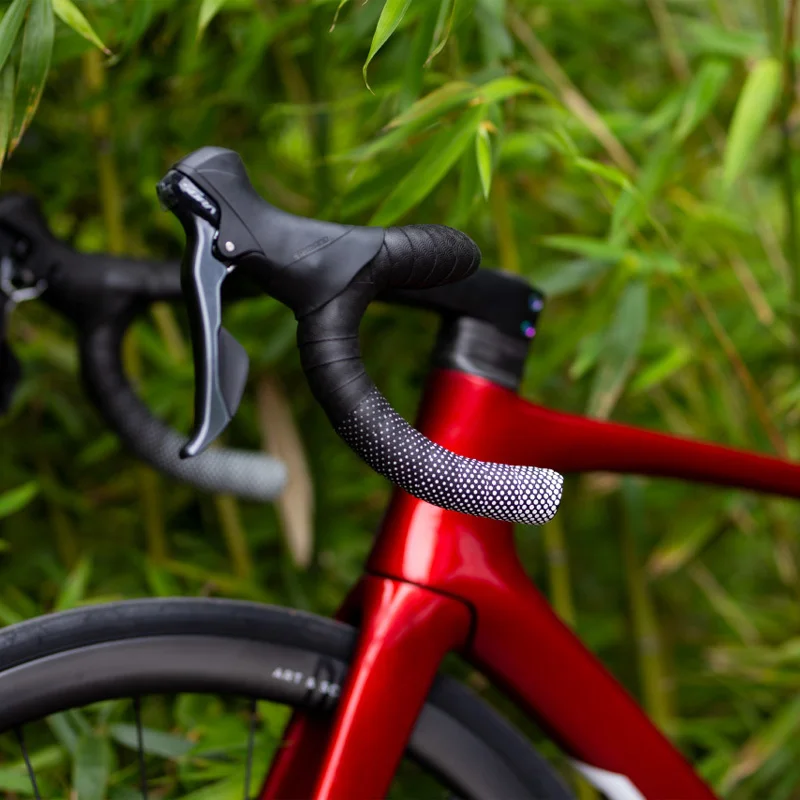 Liteskin Road Bike Grips Cycling Handle bar tape Bicycle accessories Fixie Gear Strap Cork soft PU EVA Wrap Perforated Ribbon bike handlebar tape bicycle grips