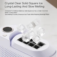 Petite machine à glaçons Mini pratique maison dortoir bureau Camping Portable glace automatique boîte de fabrication de glace machine à glace 110 V/220 V 6