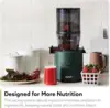 H320 Slow Juicer, Matte Black | Ultra Low Pulp | Hands-Free | Hopper Fits Whole Produce | Quiet Motor | BPA Free | Easy As 6