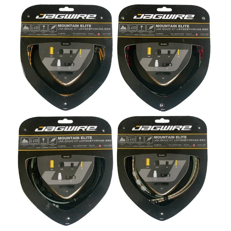 

JAGWIRE Mountain Elite Link Brake Outer Casing Aluminum Housing Won MTB Inner Wires Mechanical wire pull brake MCK700