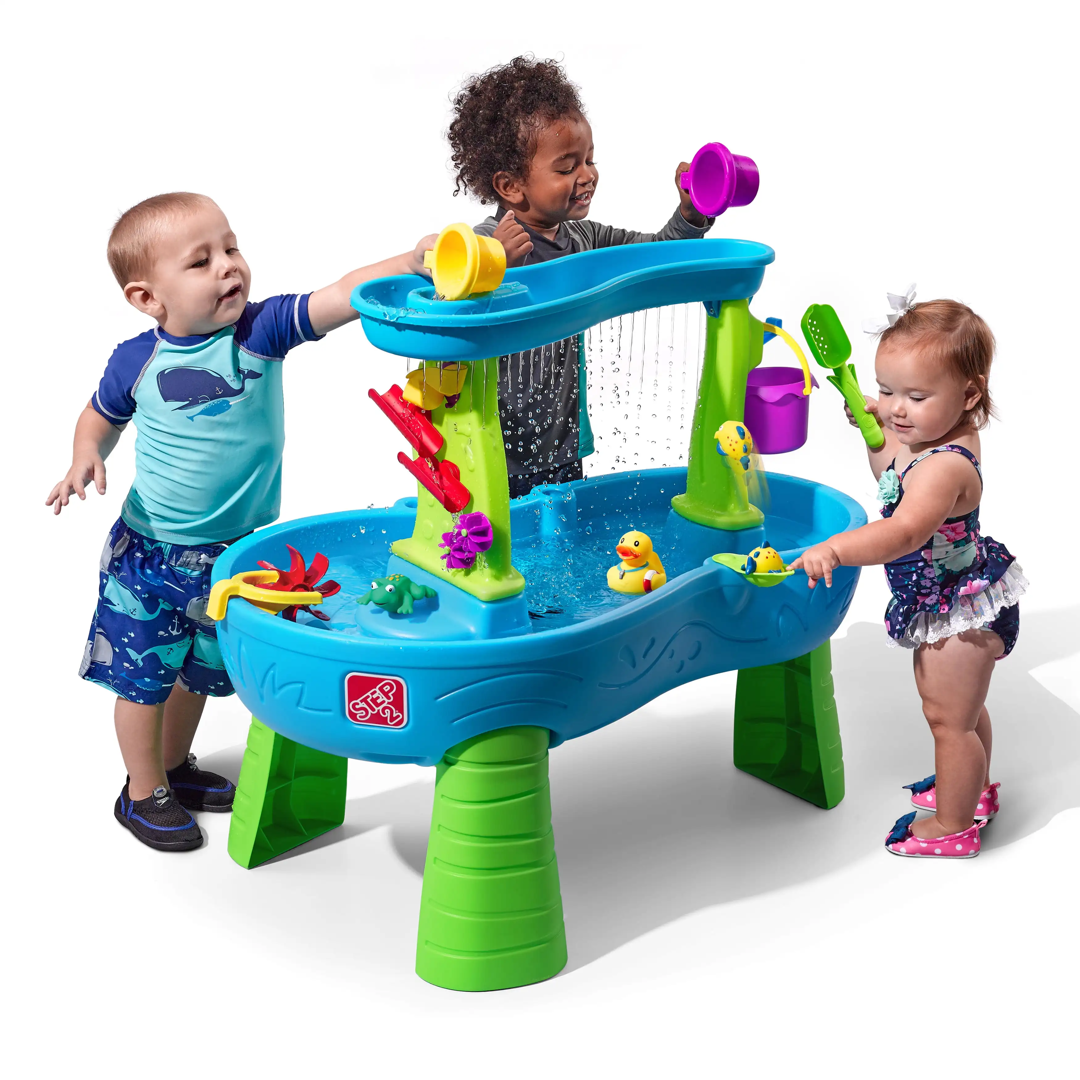 

Outdoor Toys/Sandboxes & Water Tables Step2 Rain Showers Splash Pond Water Table for Toddlers