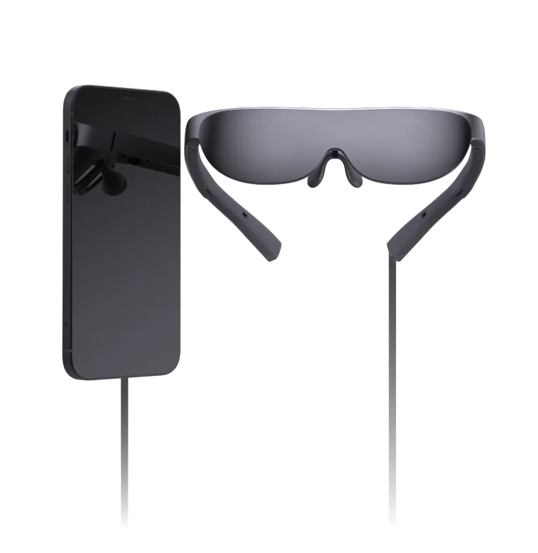 OEM AR Glasses own designed light engine micro OLED birdbath augmented reality glasses