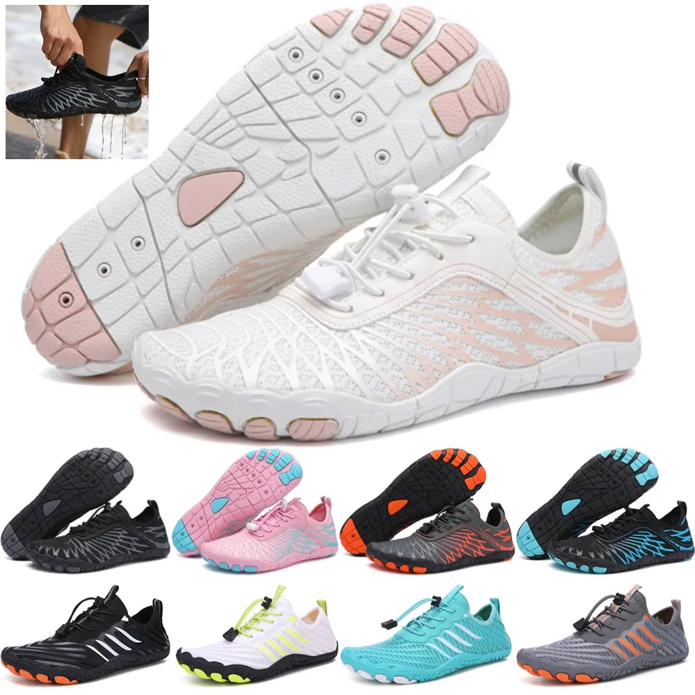 Men Women Wading Shoes Quick-Dry Aqua Shoes Running Fitness Sneakers Beach Sports Swim Sandals Barefoot Surfing Diving water shoes aqua shoes diving shoes barefoot shoes