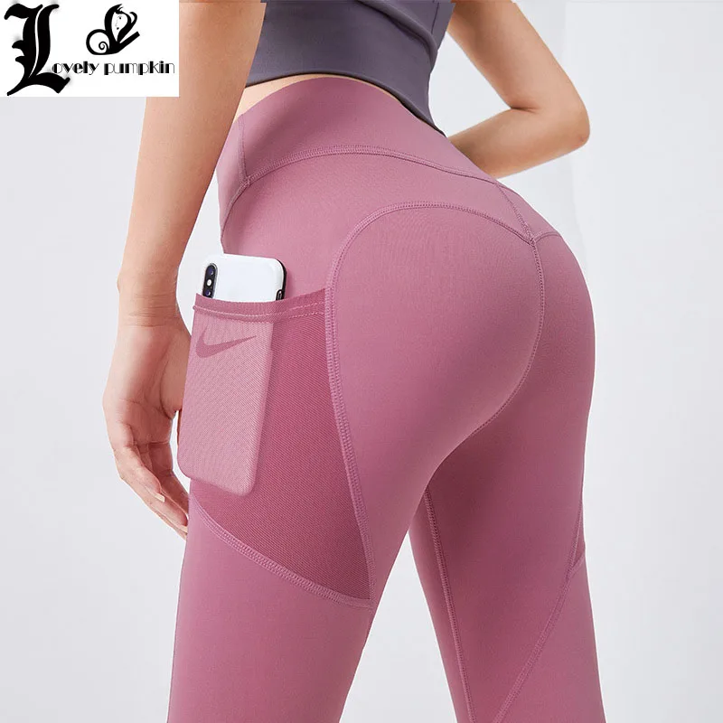 

Women with Pocket Plus Size Leggings Sport Girl Gym Leggings Women Tummy Control Jogging Tights Female Fitness pants