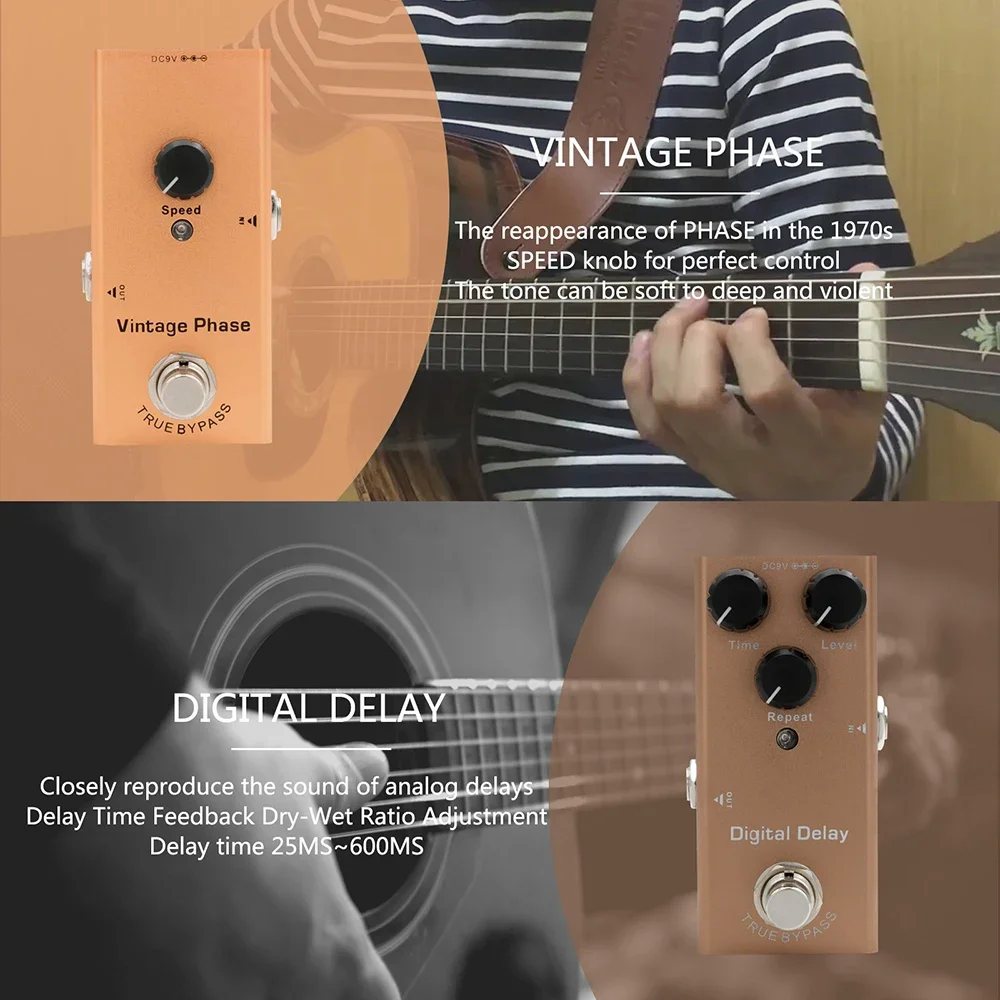 Electric Guitar Pedal Vintage Overdrive Distortion