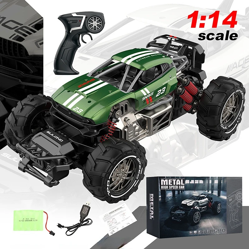 

1:14 4WD High Speed Off-road Climbing RC Car Desert Cross-country Drift Racing Remote Control Vehicle Toys for Children Gifts