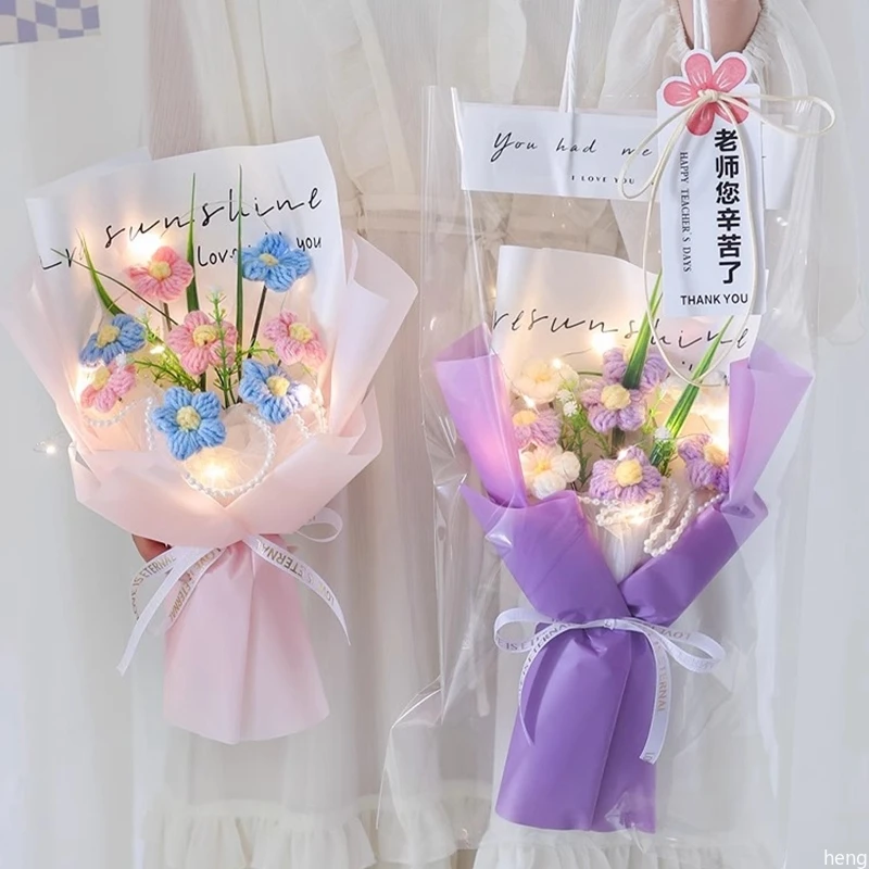 Threetols 20 sacchetti di fiori per bouquet, sacchetti di carta