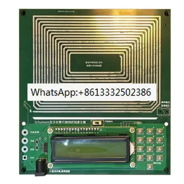 

2PCS Pure Sine Wave Arbitrary Frequency Adjustable Schumann Wave Generator, Imported Chip Signal Generator Programmable