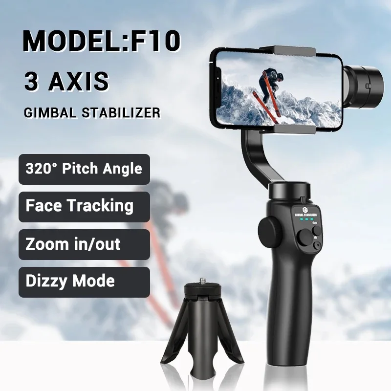 

3 Axis Handheld Gimbal Stabilizer Phone Video Record Vlog Anti Shake Stabilizer Selfie Stick for iPhone Xiaomi Smartphone