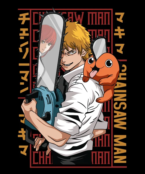 

unisex Chainsaw man Denji con Pochita
