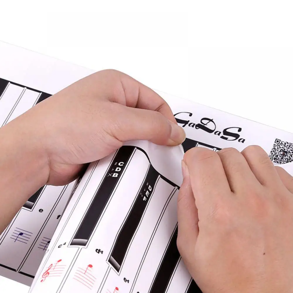Waterproof Portable Piano Keyboard Instruments Flexible 88 Key Electronic Piano PE Keyboard Practice Card Musical Instruments