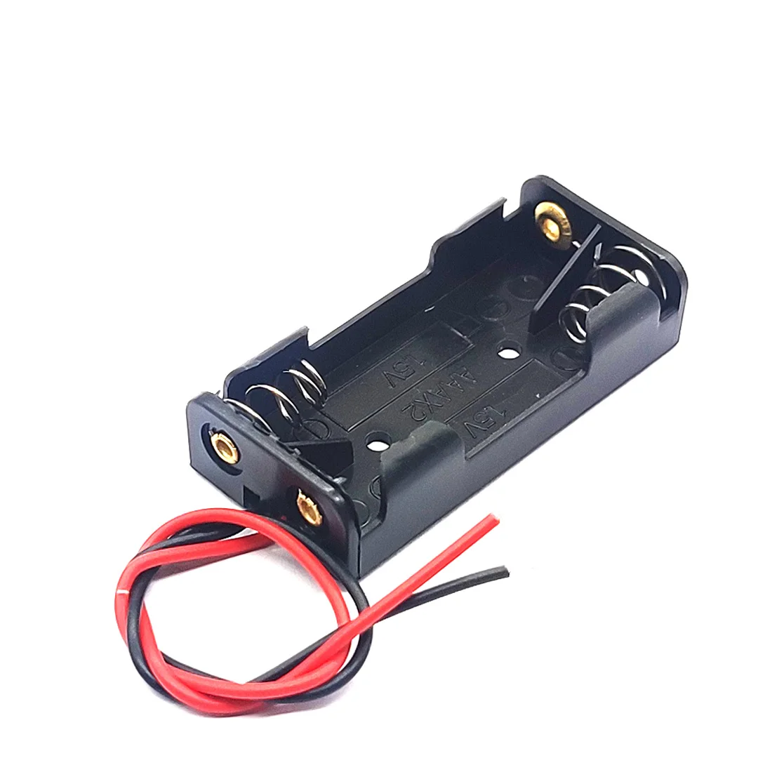 AAA Battery Case 1/2/3/4 Slot Battery Box Holder Leads 1 2 3 4 Slots AAA Storage Box battery storage box battery case battery holder battery box