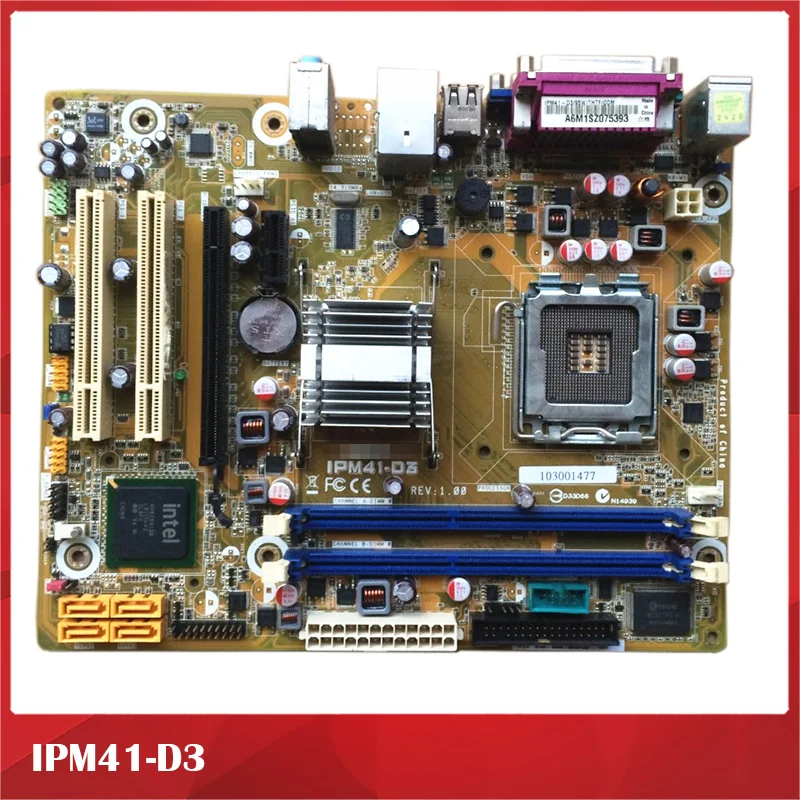 Original Desktop Motherboard For Pegatron For Ipm41d3 G41 Ddr3 Lga 775