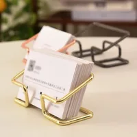 Business Card Holder Desk Bracket Cards Organizer Office