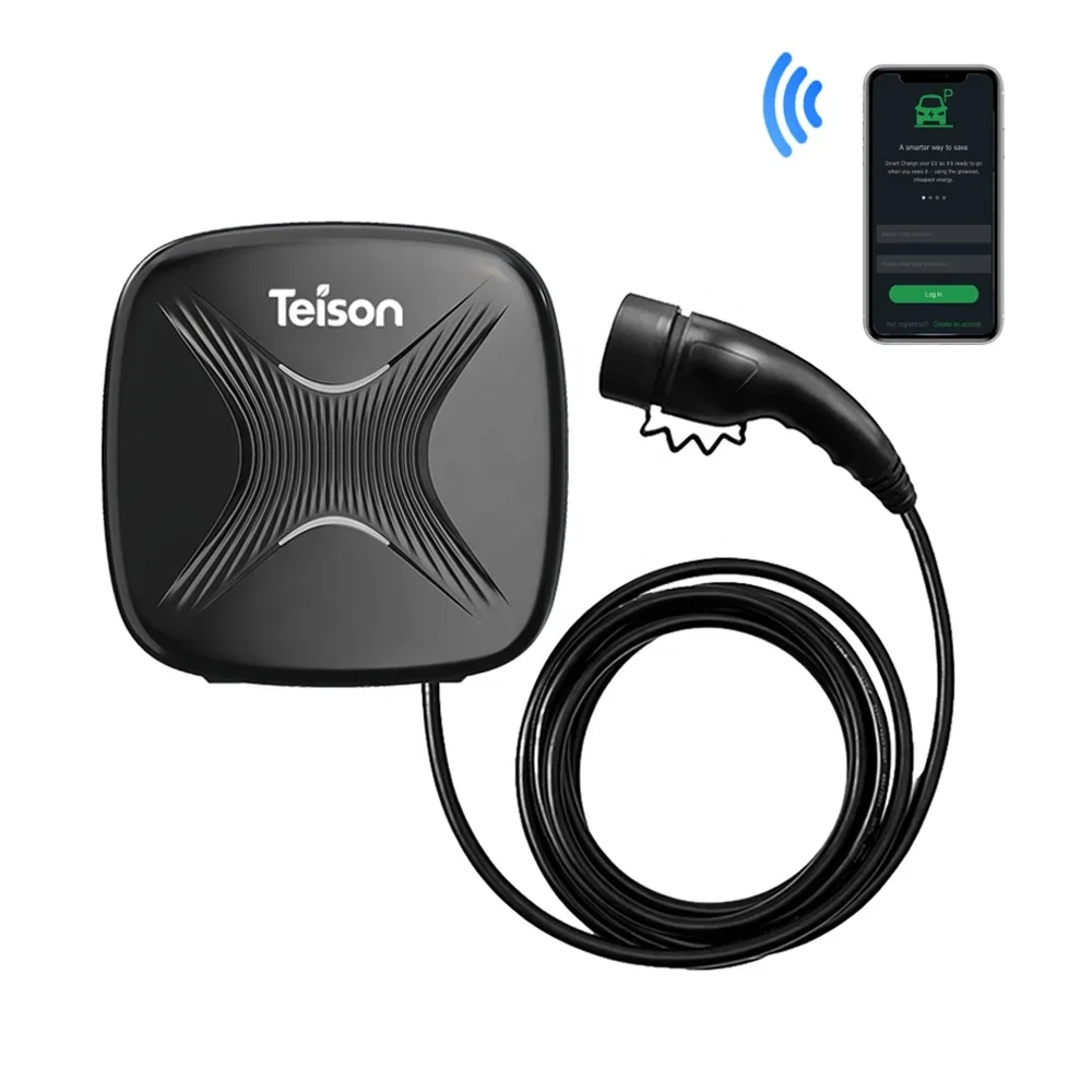 Teison App 11Kw Tipo 2 Plug Wallbox Charger Ocpp Home Charging Station Wifi