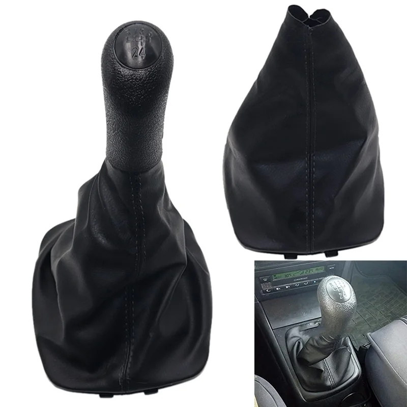 Car Change Gear Shift Knob Lever Change Gearbox Shifter Cover For Skoda