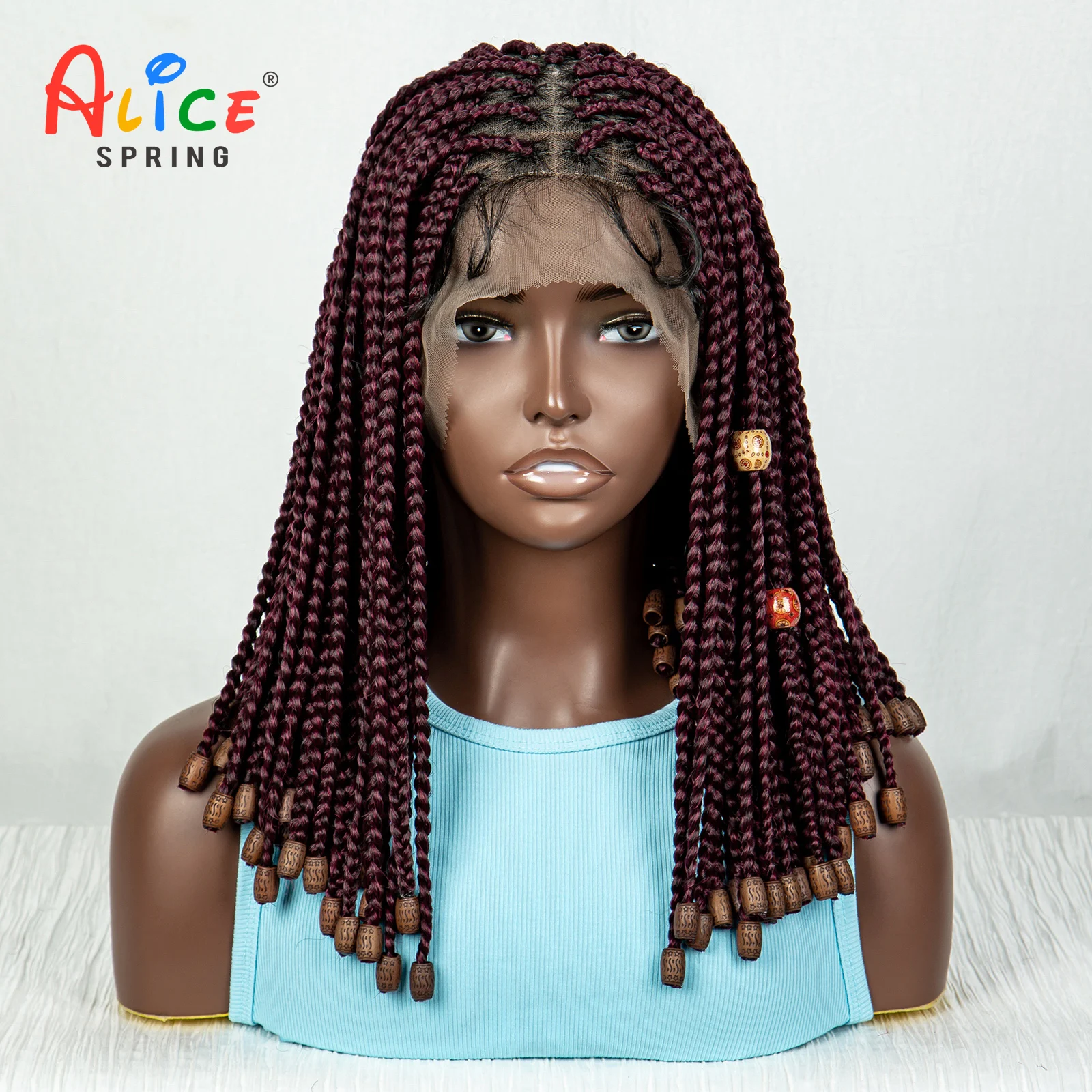 

Парики кукурузные плетеные с бусинами, 14 дюймов