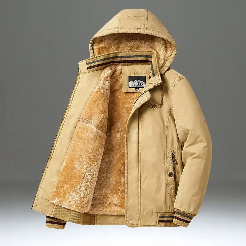 Men's Jackets Parkas Down Light Winter Sweat-shirt Coats Models Bomber Mens Sports Sweat-shirts Cardigan Man Hooded Knitted Coat