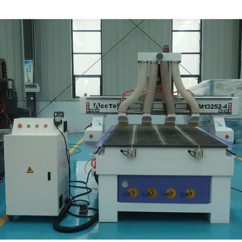 

Wood Cutting Machine Cnc 3d Router 1325 Vacuum 4 Heads Design Making Cnc Router Machine