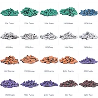 KADS 3mm Small Sanding Bands for Nail Drill 50 Pcs Mini Nail Sanding Files 60/80/120/150/180/240 Grit Acrylic Nails Gel Remver 2