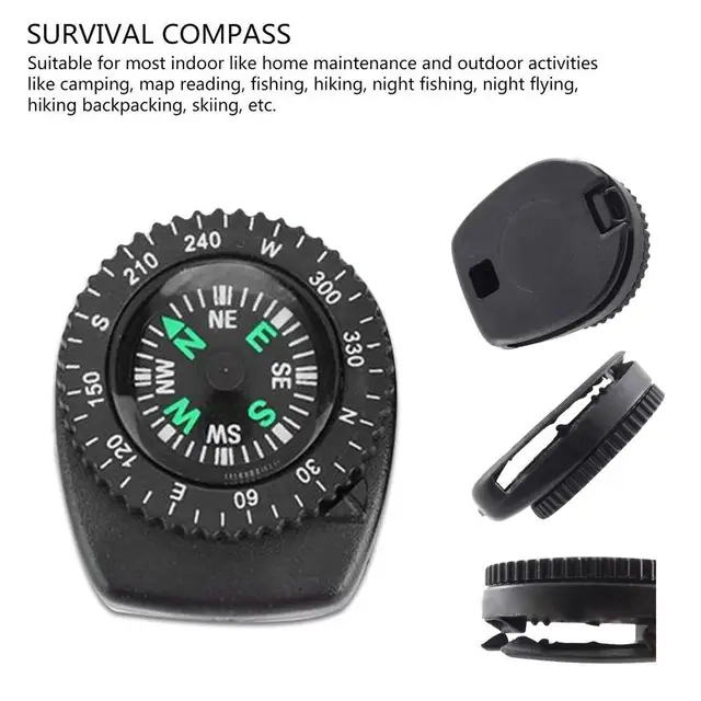 Portable Outdoor Hiking & Orienteering Compass 3