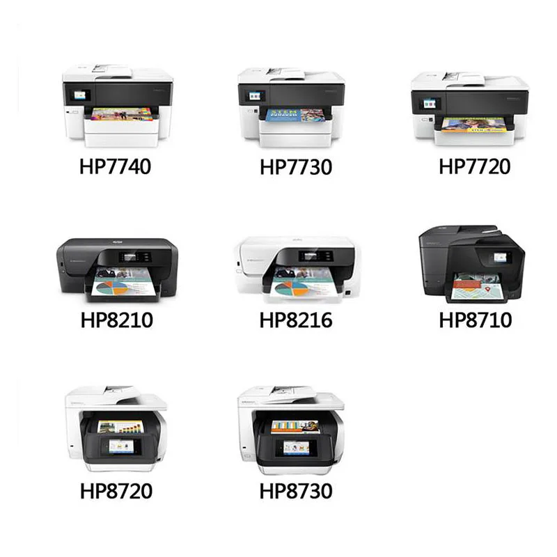 Cartucho de Tinta Recarregável Hp953xl xl 953 953 953xl Pro 7720 7740 8210 8218 8710 8715 8718 8719 8720 8725 8728 8730 8740 - Imagem 4