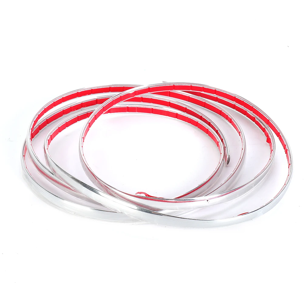 

1x Chrome Trim Molding 5/16\"(8mm) Car Roof Door Side Decorate Protector Decorative Decor Strip Car Accessories
