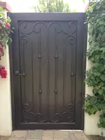 Hot Selling Interior Door Iron Gate Designs Metal Gates Wrought Iron Gate House Main Gate Designs 2
