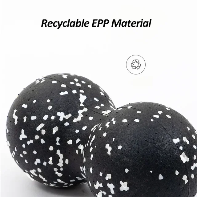 EPP Fitness Peanut Ball Double Lacrosse Mobility Massage Yoga Block For Self-Myofascial Release Deep Tissue Muscle Relaxation 5