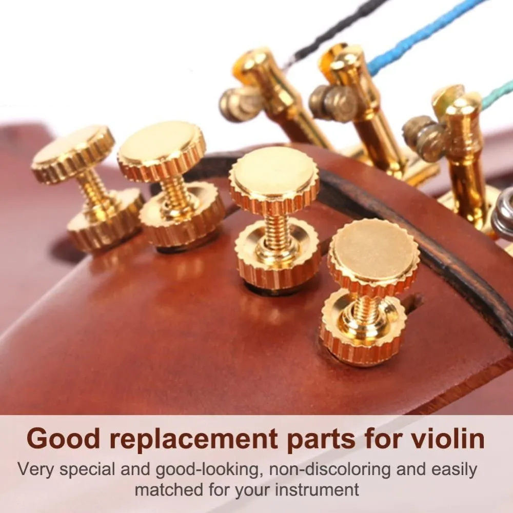 Metal Violin String Regolazione Fine Tune Comodo Accordatore Accessorio Duro 3/4-4/4 Violino String Trimmer Violino