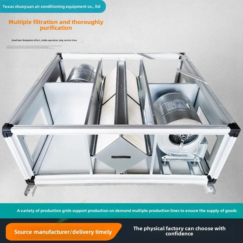 Fresh Air Ventilator Ceiling Commercial Total Heat Exchanger Fresh Air System Bidirectional Flow Heat Recovery