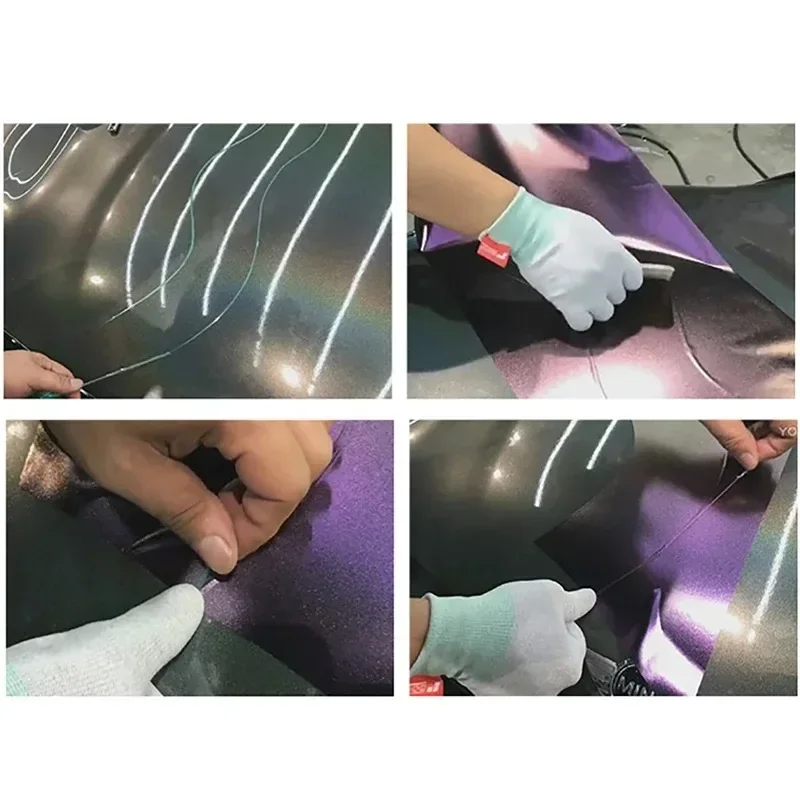 5M/10M Adesivi per auto in vinile per strumenti di taglio per pellicole per avvolgere veicoli Pellicola per decalcomanie per auto Adesivi per auto personalizzati fai-da-te - immagine 5